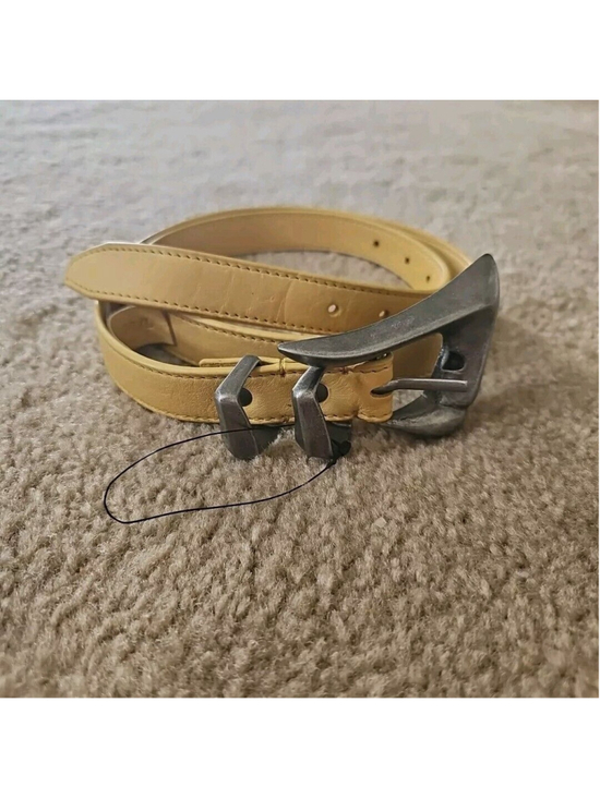 Free People Accessories - Free People Women's Billie Leather Belt in Honey Size Small/Medium NEW